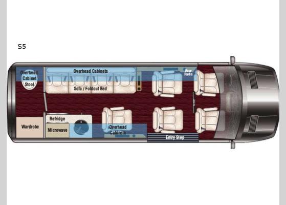 Floorplan - 2024 Daycruiser S5 Motor Home Class B - Diesel