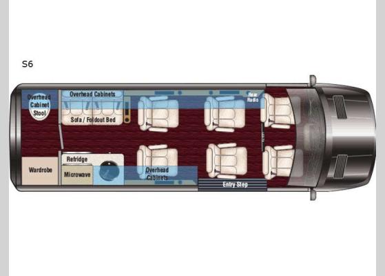 Floorplan - 2024 Daycruiser S6 Motor Home Class B - Diesel