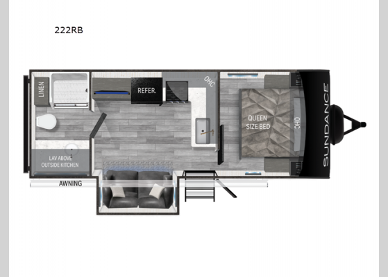 New Heartland Sundance Ultra Lite 222RB Travel Trailer for Sale ...