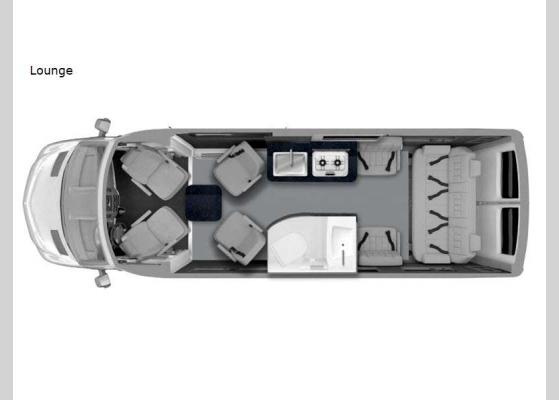 Floorplan - 2024 Terreno Lounge Motor Home Class B - Diesel