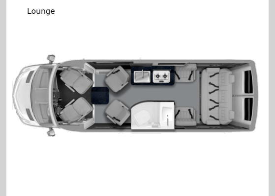 Floorplan - 2024 Terreno-ion Lounge Motor Home Class B - Diesel