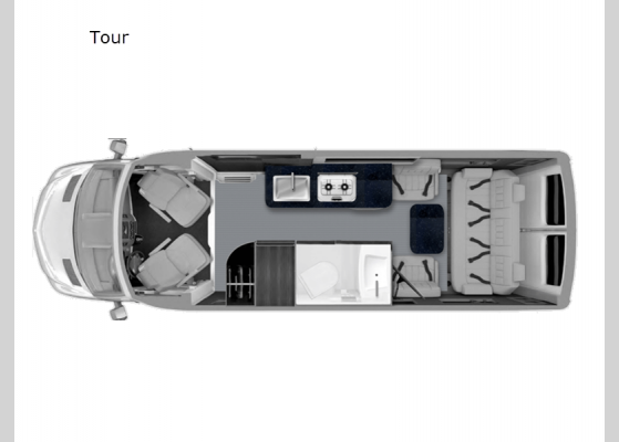 Floorplan - 2024 Terreno-ion Tour Motor Home Class B - Diesel