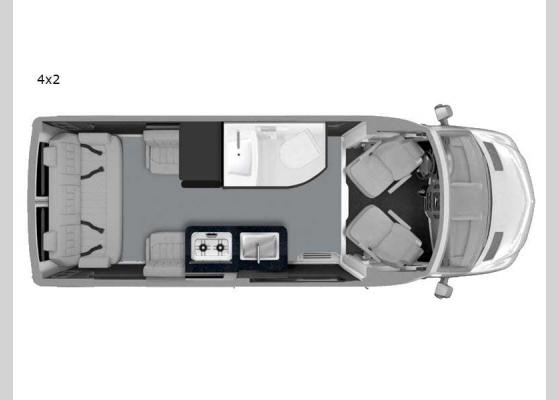 Floorplan - 2024 Turismo 4x2 Motor Home Class B - Diesel