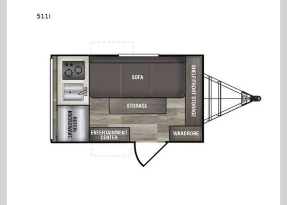 Floorplan - 2025 Intrepid 511i Travel Trailer