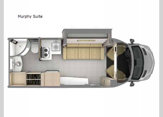 Floorplan - 2025 Atlas Murphy Suite Motor Home Class B+ - Diesel