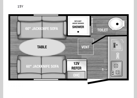 Floorplan - 2025 Armor LT 15Y Travel Trailer