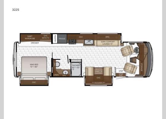 Floorplan - 2025 Bay Star 3225 Motor Home Class A