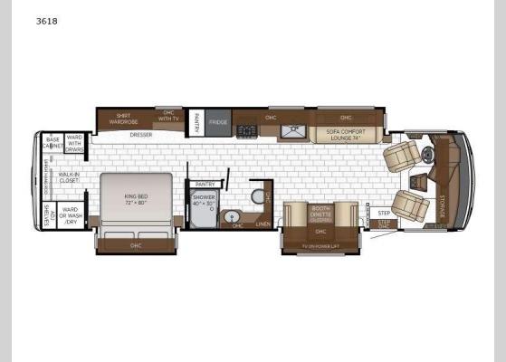 Floorplan - 2025 Bay Star 3618 Motor Home Class A