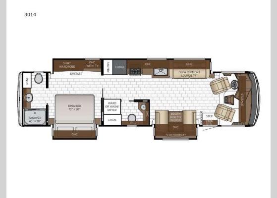 Floorplan - 2025 Bay Star 3629 Motor Home Class A