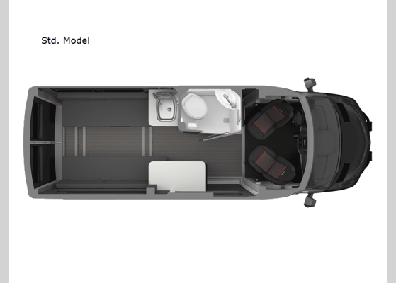 Floorplan - 2026 Interstate 19X Std. Model Motor Home Class B - Diesel