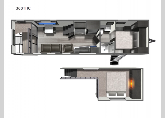 Floorplan - 2025 Colorado 360THC Travel Trailer