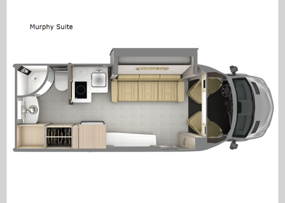 Floorplan - 2026 Atlas Murphy Suite Motor Home Class B+ - Diesel