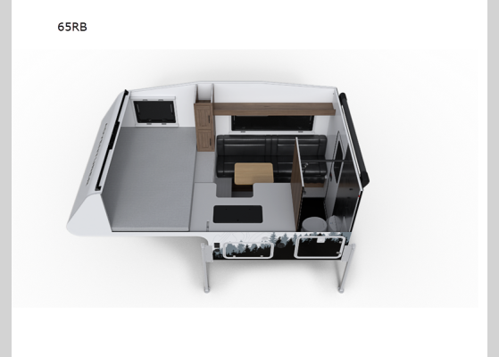 Floorplan - 2026 Adventurer 65RB Truck Camper