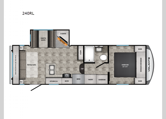 Floorplan - 2024 Volante 240RL Fifth Wheel