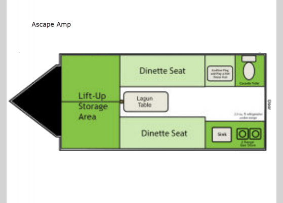 Floorplan - 2025 Amp Ascape Amp Travel Trailer