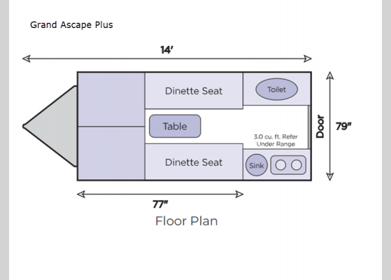 Floorplan - 2025 Ascape Grand Ascape Plus Travel Trailer