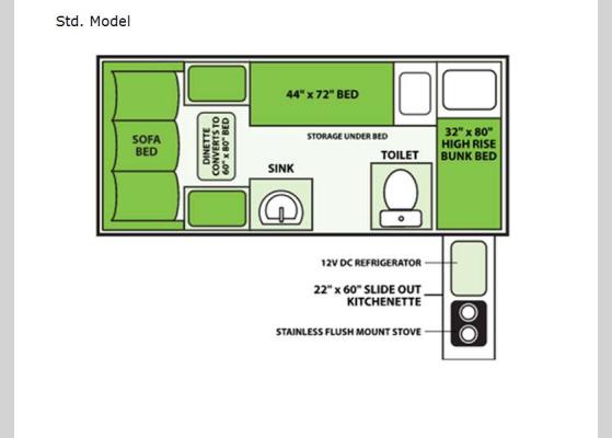 Floorplan - 2025 Family Expedition Std. Model A-Frames