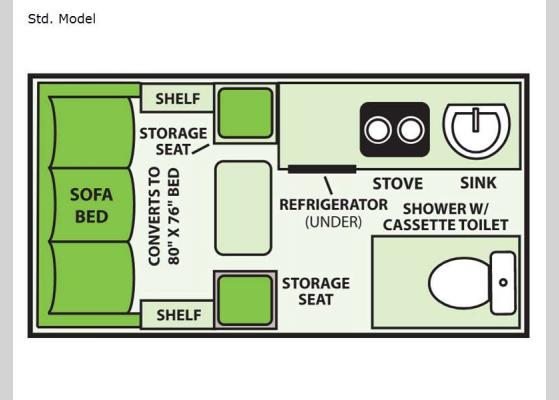 Floorplan - 2025 LXE Std. Model A-Frames