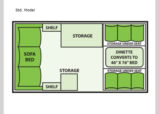 Floorplan - 2025 Scout Std. Model A-Frames