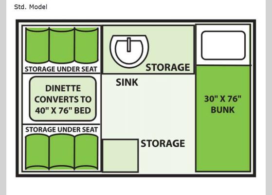 Floorplan - 2025 Scout Lite Std. Model A-Frames