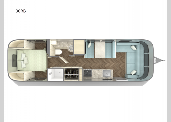 Floorplan - 2025 International 30RB Travel Trailer