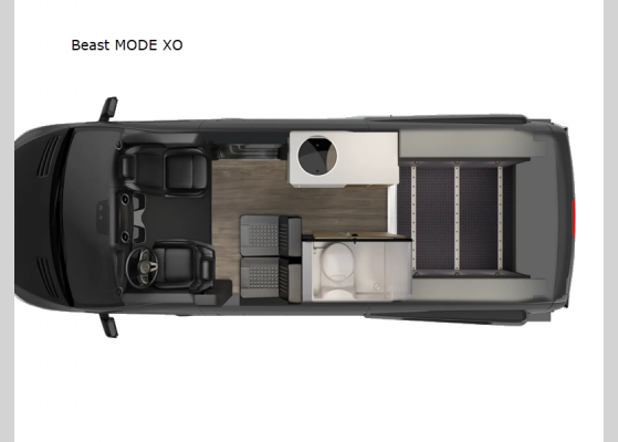 Floorplan - 2024 Storyteller Overland BEAST MODE XO Motor Home Class B - Diesel