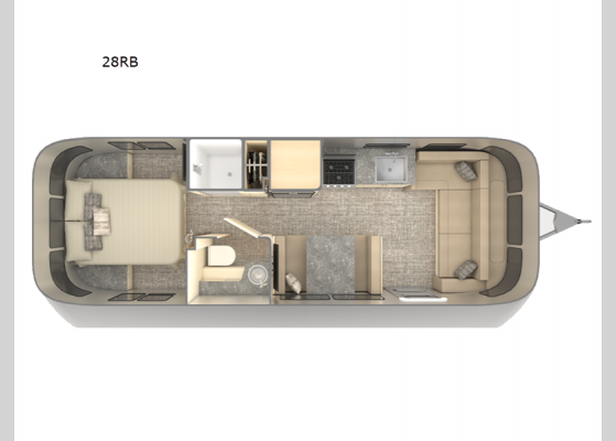 Floorplan - 2025 Flying Cloud 28RB Travel Trailer