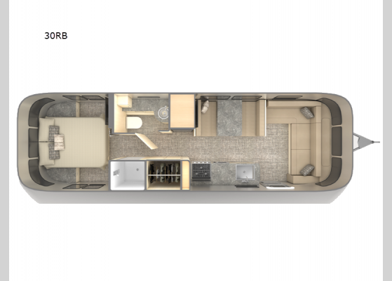 Floorplan - 2025 Flying Cloud 30RB Travel Trailer