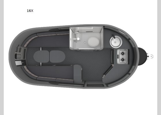Floorplan - 2026 Basecamp 16X Travel Trailer