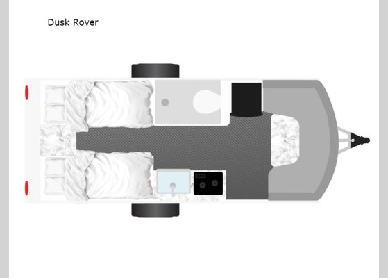 Floorplan - 2024 Sol Dusk Rover Travel Trailer