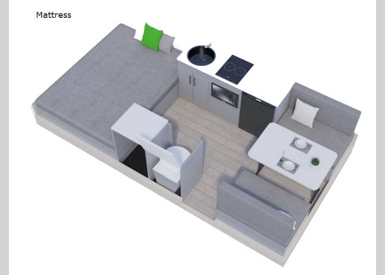 Floorplan - 2026 Expedition Mattress A-Frames