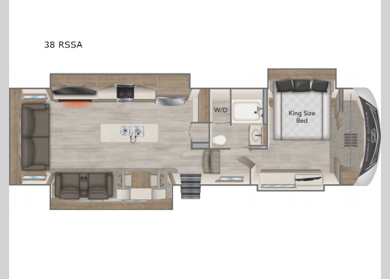 Floorplan - 2022 Mobile Suites 38 RSSA Fifth Wheel