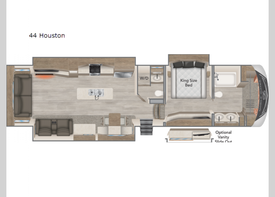 Floorplan - 2022 Mobile Suites 44 Houston Fifth Wheel