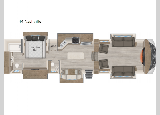 Floorplan - 2022 Mobile Suites 44 Nashville Fifth Wheel