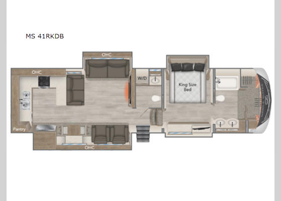 Floorplan - 2023 Mobile Suites MS 41RKDB Fifth Wheel