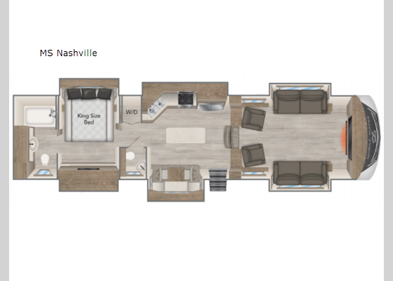 Floorplan - 2023 Mobile Suites MS Nashville Fifth Wheel