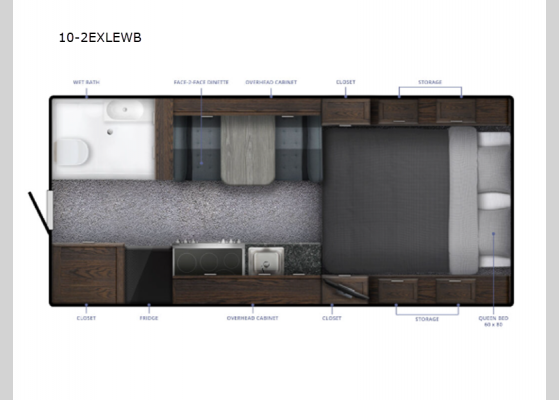 Floorplan - 2025 Limited Edition 10-2EXLEWB Truck Camper