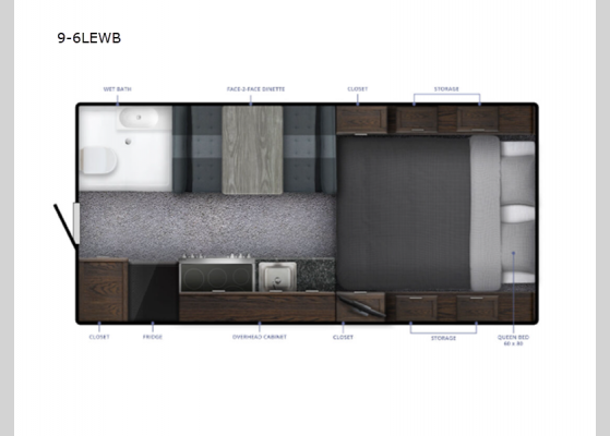 Floorplan - 2025 Limited Edition 9-6LEWB Truck Camper