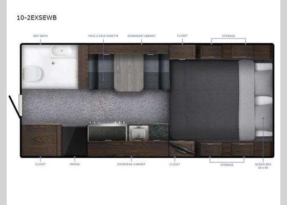 Floorplan - 2025 Special Edition Series 10-2EXSEWB Truck Camper