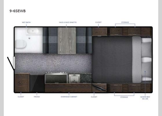 Floorplan - 2025 Special Edition Series 9-6SEWB Truck Camper