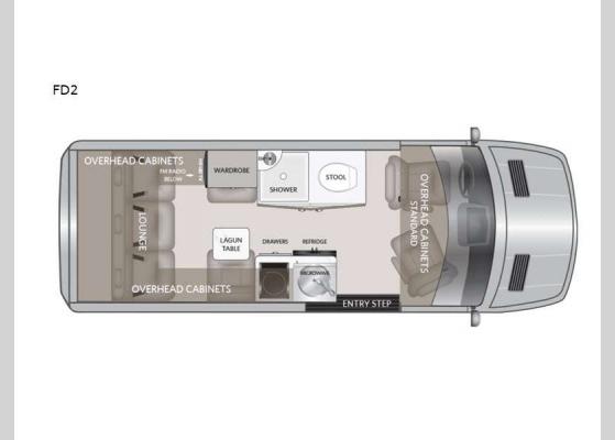 Floorplan - 2024 American Patriot FD2 Motor Home Class B - Diesel