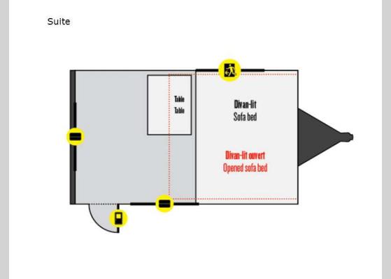 Floorplan - 2024 Prolite Suite Travel Trailer