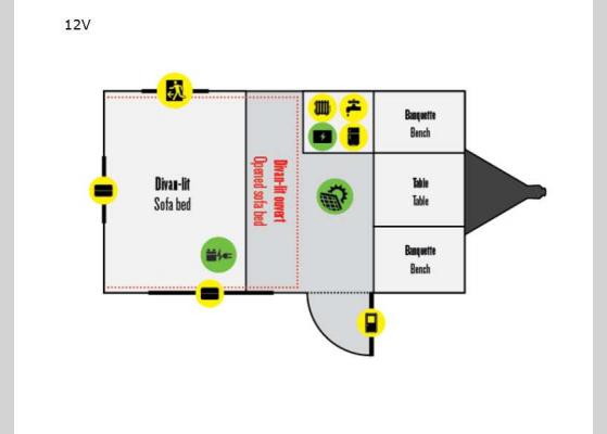 Floorplan - 2024 Prolite 12V Travel Trailer