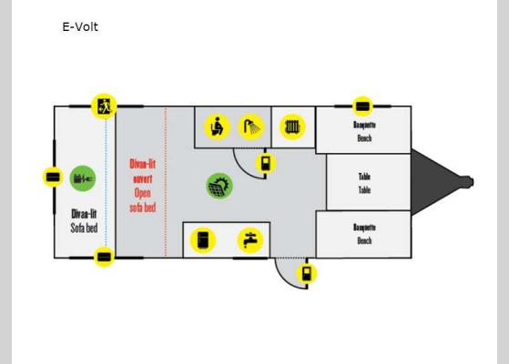 Floorplan - 2024 Prolite E-Volt Travel Trailer