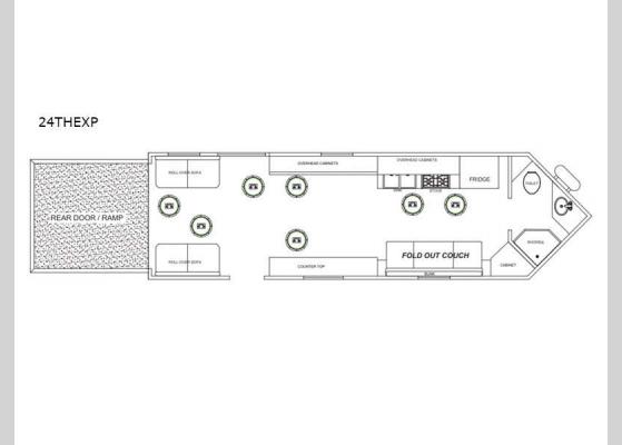 Floorplan - 2023 Glacier Ice House 24THEXP Ice House
