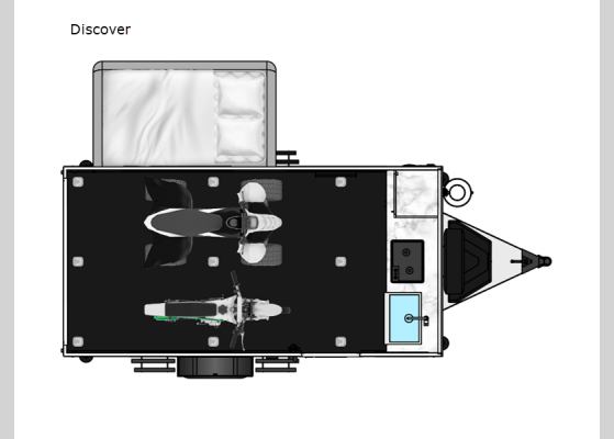 Floorplan - 2025 Flyer Discover Toy Hauler Expandable