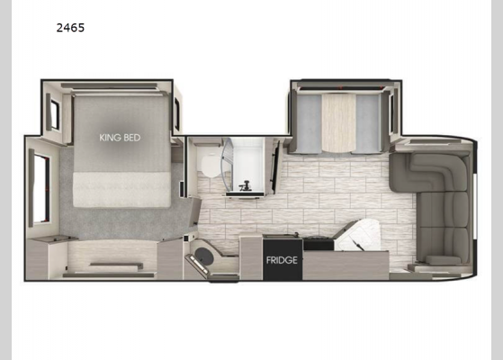 Floorplan - 2025 Lance Travel Trailers 2465 Travel Trailer