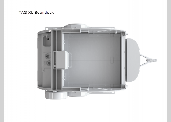 Floorplan - 2025 TAG XL Boondock Teardrop Trailer