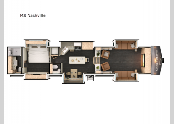 Floorplan - 2025 Mobile Suites MS Nashville Fifth Wheel