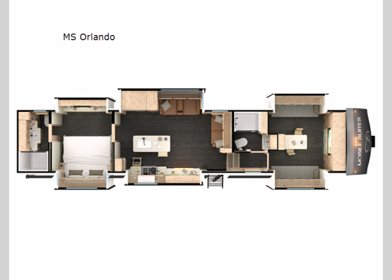 Floorplan - 2025 Mobile Suites MS Orlando Fifth Wheel